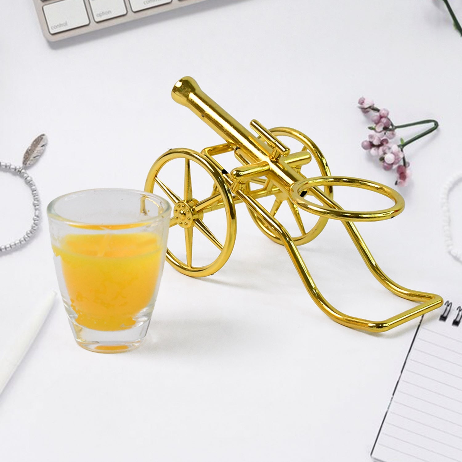 Top Cannon Tealight Holder / Candle Holder (1 Pc) Top Cannon Tealight Holder / Candle Holder (1 Pc)